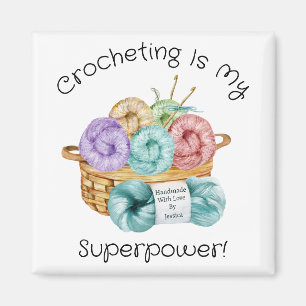 Íman Crocheting é meu superpoder personalizado