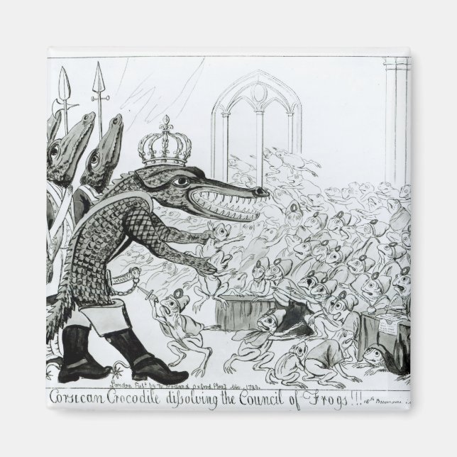 Íman Crocodilo Corso (Frente)