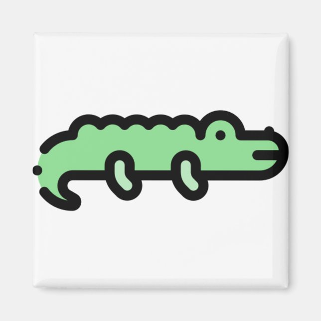 Íman Crocodilo Pequeno (Frente)