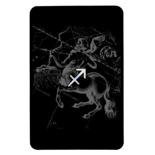 Íman Cromo Como Sagitário Símbolo Zodiaco Decor Heveliu