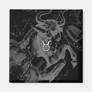 Íman Cromo como Taurus Zodiac em Hevelius Black