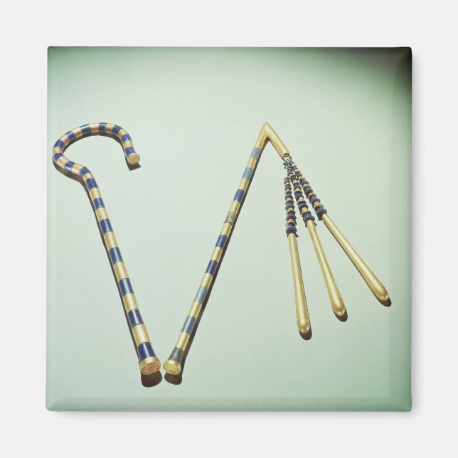 Íman Crook e flail, do Tútankhamun (Frente)