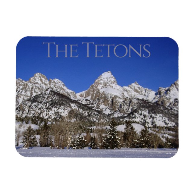 Íman Cross Country Winter in Grand Teton National Park (Horizontal)