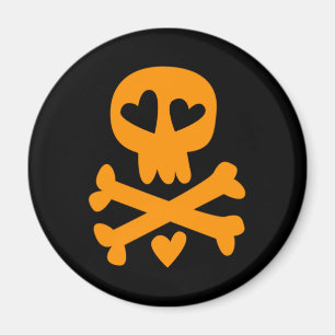 Íman Crossbones o Dia das Bruxas do crânio