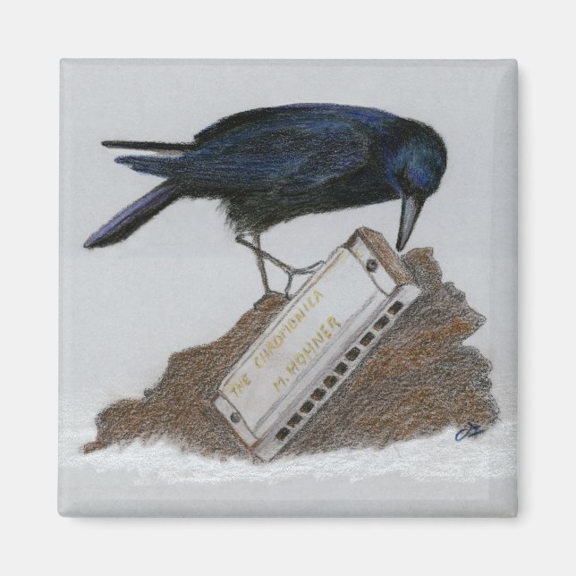 Íman Crow e Harmonica (Frente)