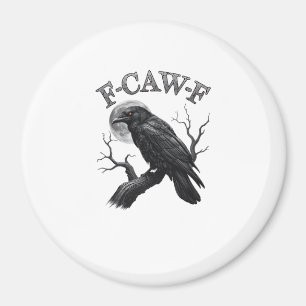 Íman Crow, F-Caw-F Funny Bird Moon Gothic Tri-Blend Crê