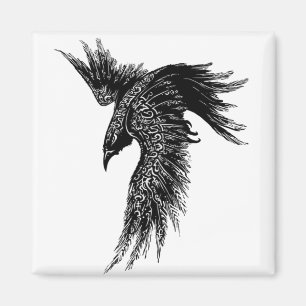 Íman Crow Raven Norse Viking Símbolo