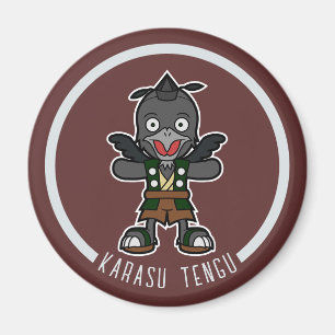 Íman Crow Tengu, Um Cartoon   Yokai Japonês