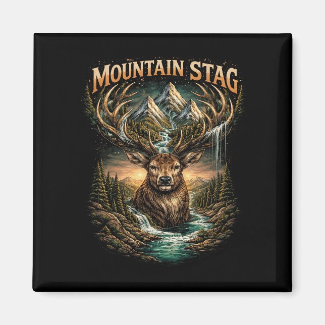 Íman Crown of the Mountain Stag (Frente)