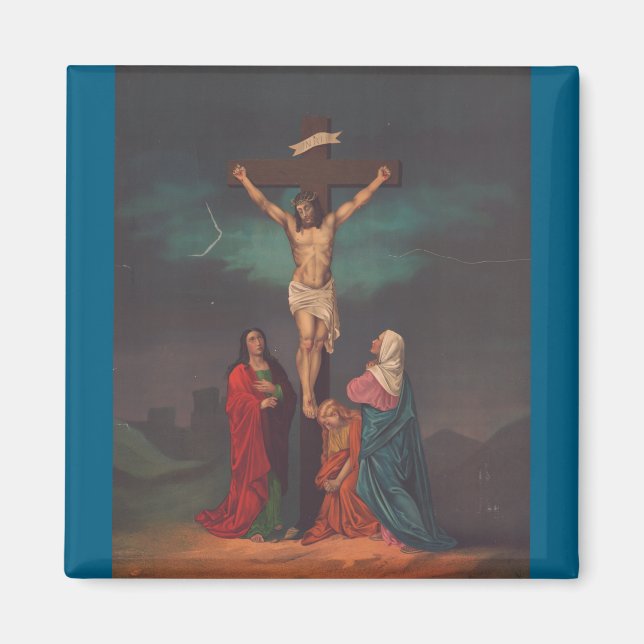 Íman Crucificação de Jesus Cristo (Frente)