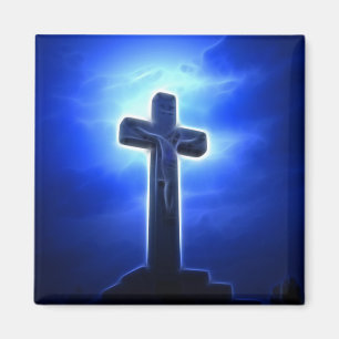 Íman Crucificação dramática de Jesus