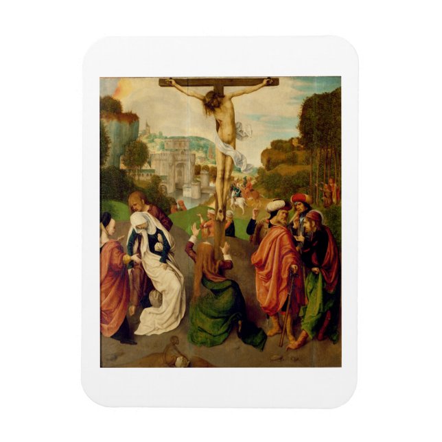 Íman Crucificação (óleo no painel) (Vertical)