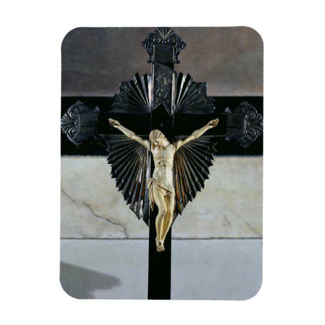 Íman Crucificação, século XVII (marfim) (Vertical)