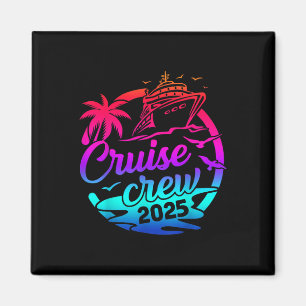 Íman Cruise Crew 2025 Summer Vacation Trip Funny Matchi