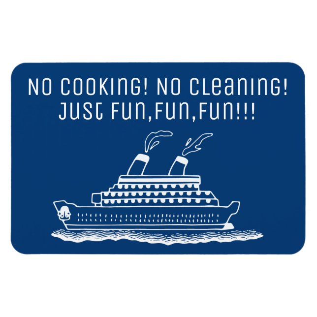 Íman Cruise Funny Navio Cabin Stateroom Door Marker (Horizontal)