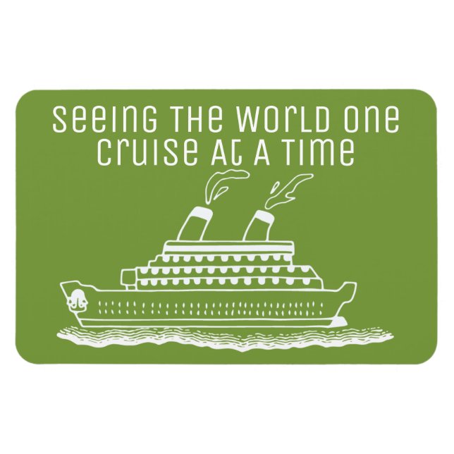 Íman Cruise Funny Navio Cabin Stateroom Door Marker (Horizontal)