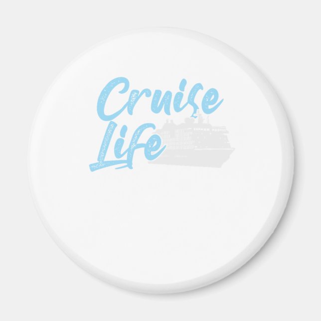 Íman Cruise Life Cruise Ship Cruisinmg Vacation Anchor (Frente)