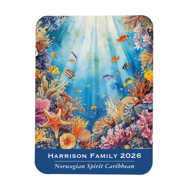 Íman Cruise Ship Stateroom Magnet (Vertical)