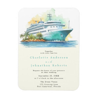 Íman Cruise Wedding Watercolor