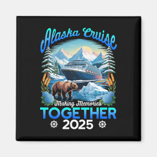 Íman Cruisin Together Alasca 2025 Cruzeiro Alasca Famíl