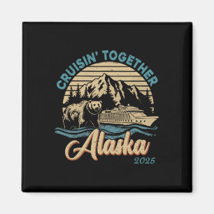 Íman Cruisin Together Alasca 2025 Família Amiga Alasca 
