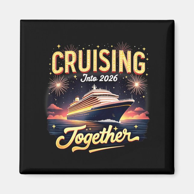 Íman Cruising Into 2026 Together New Year Cruise Ship V (Frente)