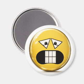 Íman Crunchy 3D Emoji Round Magnet