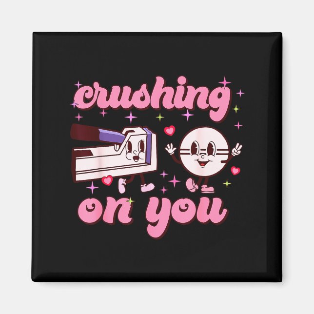 Íman Crushing On You Peds Cu Rn Aid Rn Nurse Valentines (Frente)