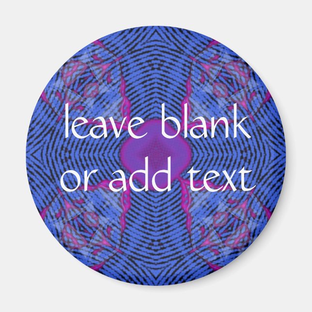 Íman cruz azul escura (Frente)