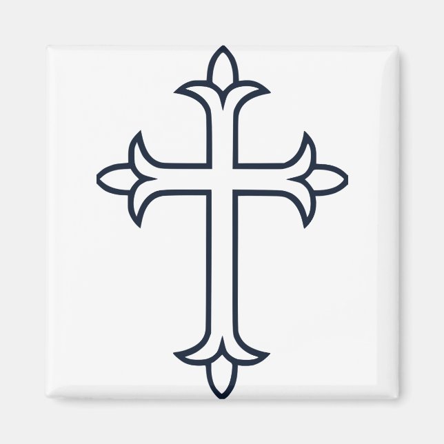 Íman Cruz cristã típica (Frente)