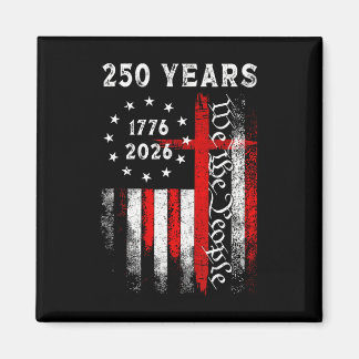 Íman Cruz da Bandeira 250 Anos Fé e Liberdade 1776-2026