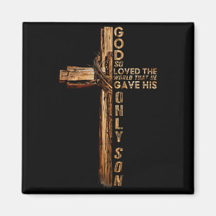 Íman Cruz de Cristo Cristão João 3 16 Deus Amou Tanto O