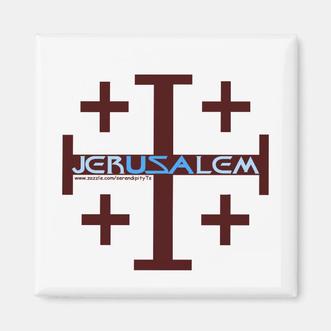Íman Cruz de Jerusalém (Frente)