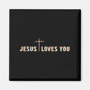 Íman Cruz de Jesus Ama Você Deus Gráfico Cristão
