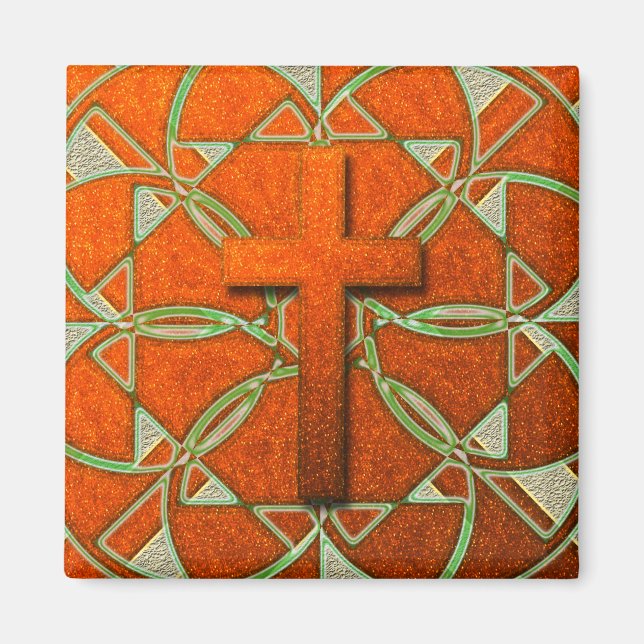 ÍMAN CRUZ DECORATIVA (Frente)