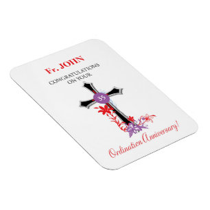 Íman Cruz Negra Negra do 35.º Aniversário da Ordenaç