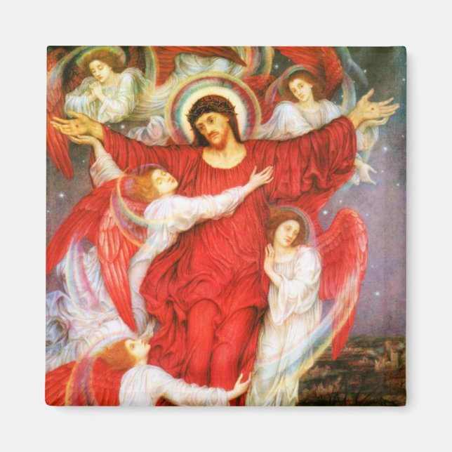 Íman Cruz Vermelha (Crucificação de Jesus Cristo) (Frente)