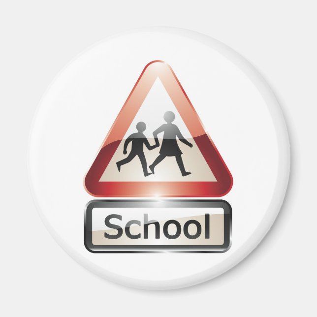 Íman cruzamento escolar (Frente)