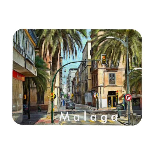 Íman Cruzamentos na cidade do sul. (Horizontal)