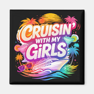 Íman Cruzando Divertido com Minhas Amigas Navio de Cruz
