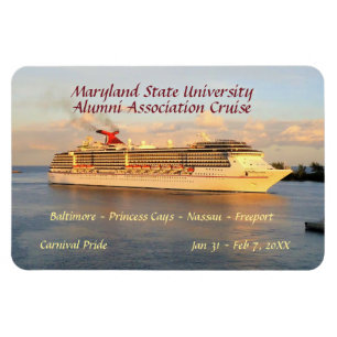 Íman Cruzando em Nassau Stateroom Door Marker