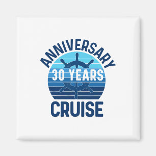 Íman Cruzeiro de 30 anos de aniversário de casamento Ca