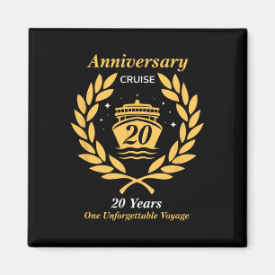 Íman Cruzeiro de Aniversário de Casamento 20 Anos Celeb