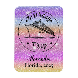 Íman Cruzeiro de Aniversário Personalizado