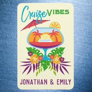 Íman Cruzeiro de Bebidas Tropicais Vibes Marcador de Po