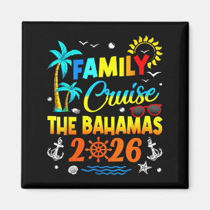 Íman Cruzeiro de Família Feminino Bahamas Arte de Verão
