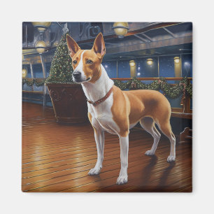 Íman Cruzeiro de Natal do Basenji: Delícia de Férias In