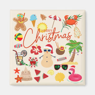 Íman Cruzeiro de Natal Tropical na Porta