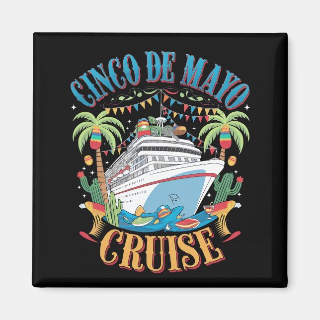 Íman Cruzeiro do Cinco De Mayo México Navio Mexicano Fe (Frente)