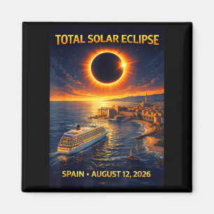 Íman Cruzeiro do Eclipse Solar Total 2026 Espanha 12 de